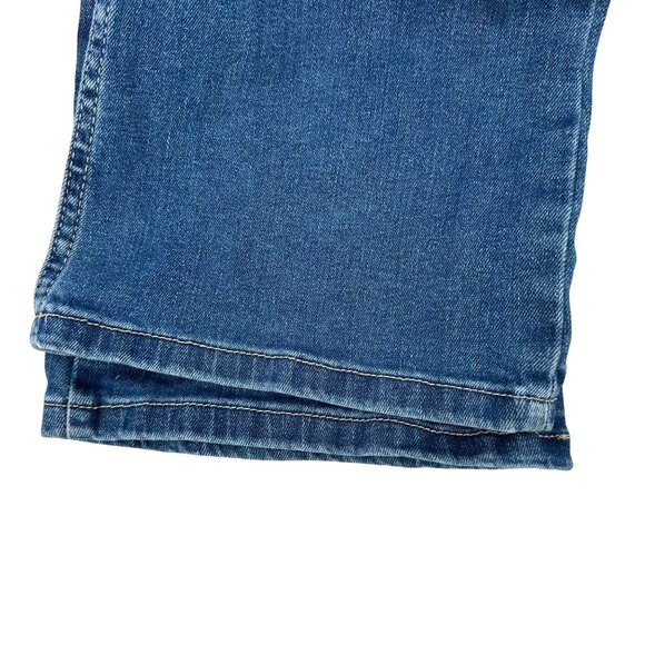 Wrangler Womens Blue Denim Embroidered Pocket Western Boot Cut Jeans 13x34 - Picture 7 of 11